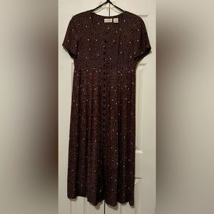 Liz Claiborne Dress with Pleaded Body